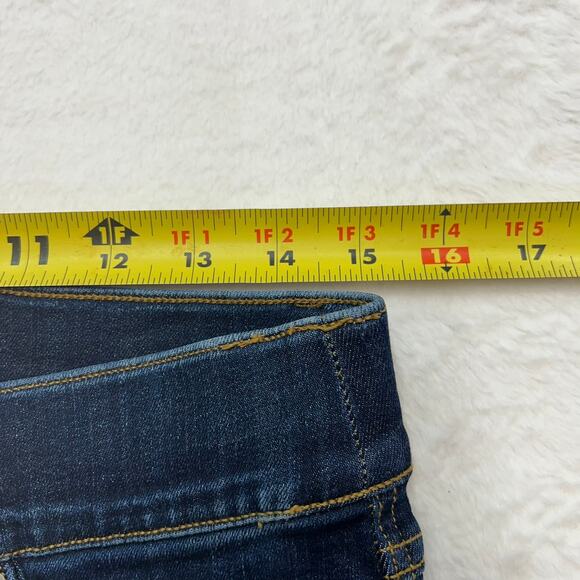 SPANX Women's Dark Wash Pull-On Bootcut Denim Jeans‎ Size M Tall Inseam 33" - Picture 7 of 9